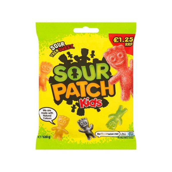 Sour Patch Kids Original 120g £1.25 10 Pack 2 April Dated