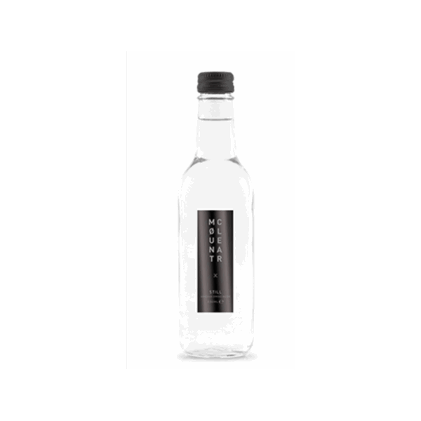 Mount Clear Still Water Glass Bottles 330ml (24 Pack)