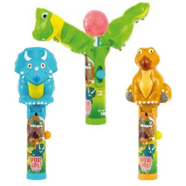 Sucette Pop Ups Dino & Friends