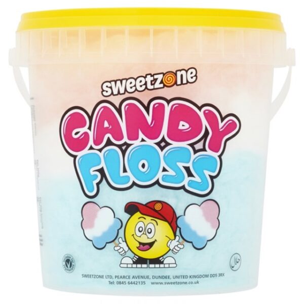 SWEETZONE CANDY FLOSS PAIL 50g (6 PACK)