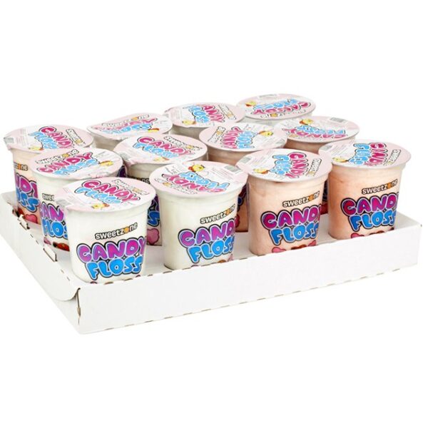 Sweetzone Candy Floss Tubs 20g 12 Pack