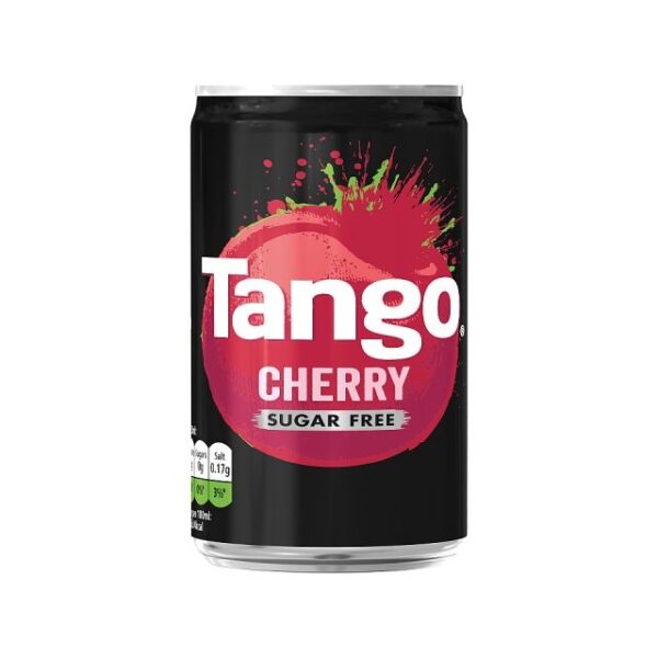 Tango Cherry Sugar Free 330ml Cans 24 Pack
