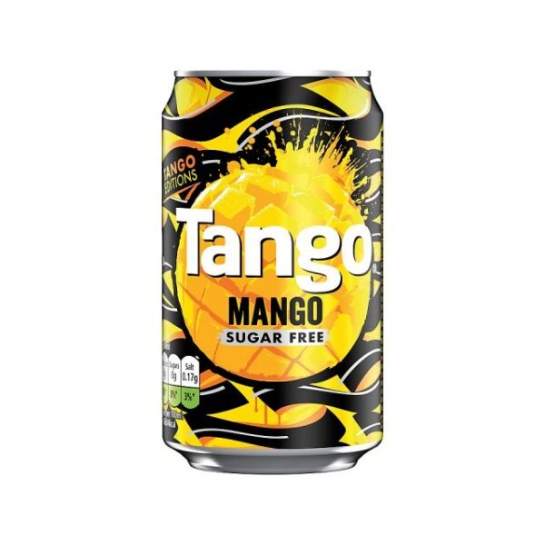 Tango Mango Sugar Free 330ml 24 Pack
