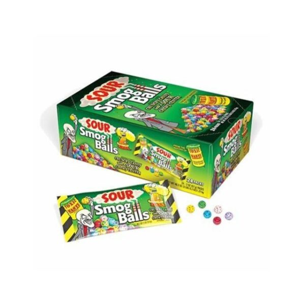 Toxic Waste Sour Smog Balls 48g (24 Pack)