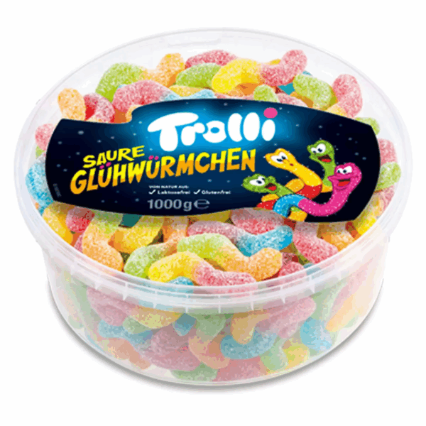 Trolli Sour Gloworms 1000g