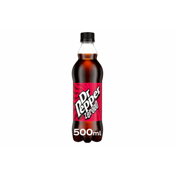 Dr Pepper Zero 500ml (12 Pack)