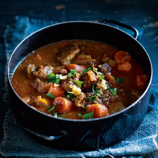 Lamb Tagine with Prunes & Fresh Turmeric