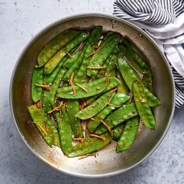 Weeknight Snow Peas
