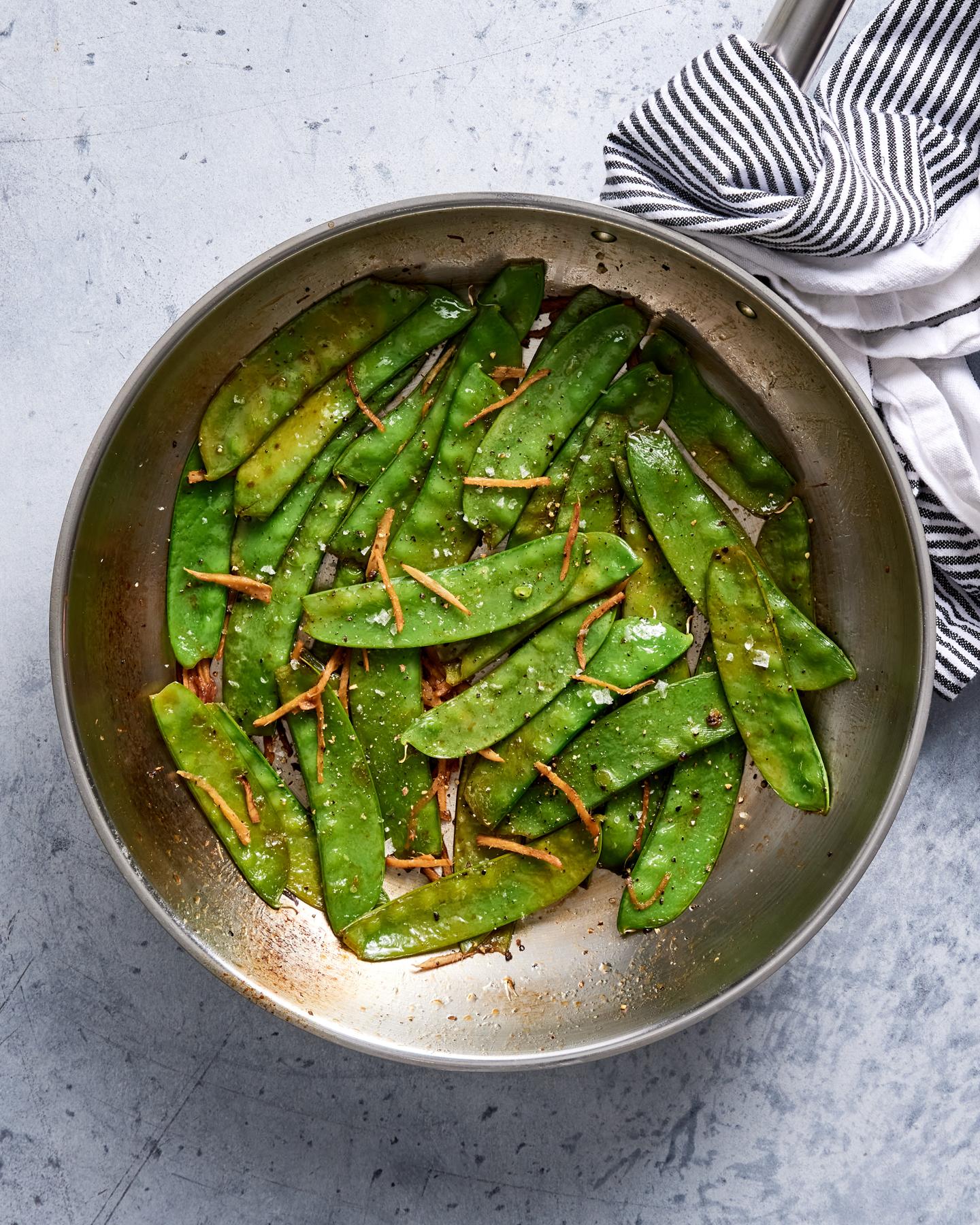 Weeknight Snow Peas