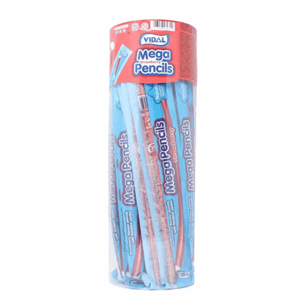Vidal Strawberry Mega Pencils 40 Pieces