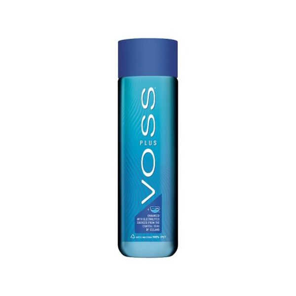 Voss Plus + Aquamin Still Artesian Water From Norway 500ml (24 Pack)