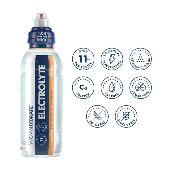 WOW HYDRATE ORANGE PROTEIN WATER 500ml