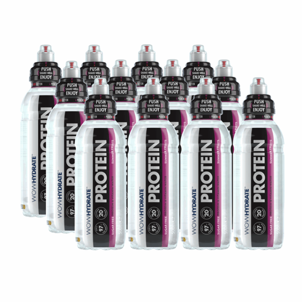 WOW Hydrate Protein Drink Summer Fruits 500ml (12 Pack)