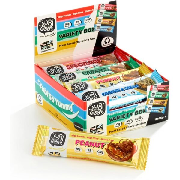 Yubi Bar Protein Bars Variety Box 35g 12 Pack
