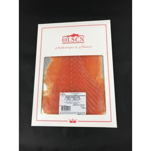 Saumon écossais fumé plaque traiteur 150g