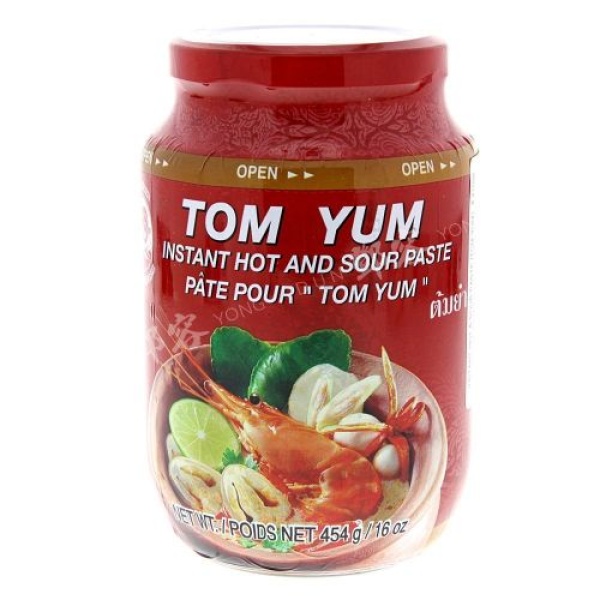Pâtes instantanées Tom Yam (marque de coq) 454g