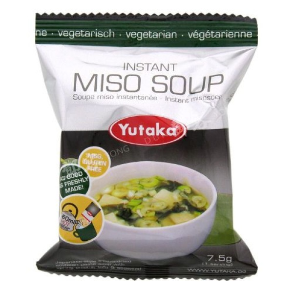 Soupe de miso instantanée végétarienne (Yutaka) 7,5 g