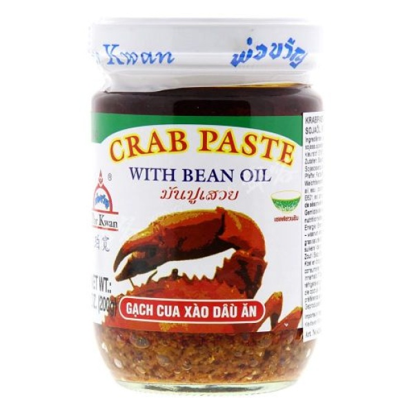 Pâte de crabe à l'huile de haricot (Por Kwan) 200g