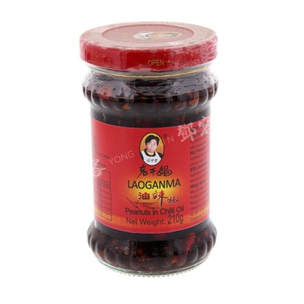 Huile de piment aux arachides (Lao Gan Ma) 210g