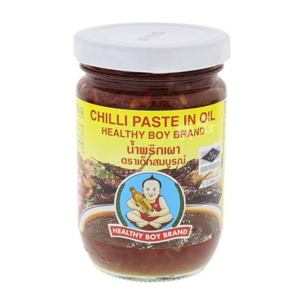 Pâte de chili dans l'huile (Healthy Boy) 220g