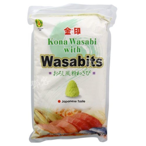 Poudre de wasabi avec wasabits (Kinjirushi) 1kg