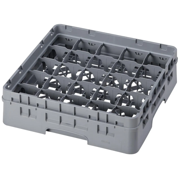 Casier de lavage à verre - 20 compartiments - 50 x 50 x 30,8 cm - Hauteur des verres : 25,7 cm