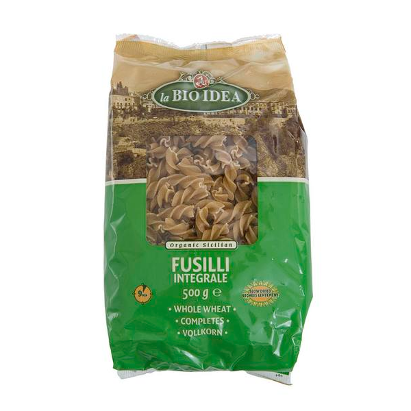 La Bio Idea Organic Wholewheat Fusilli Pasta 500g