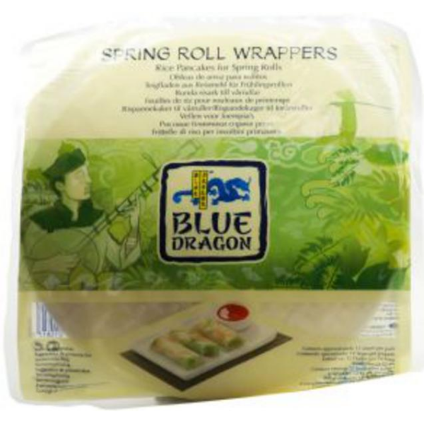 Blue Dragon Spring Roll Wrap, Végétalien, sans blé 12pack
