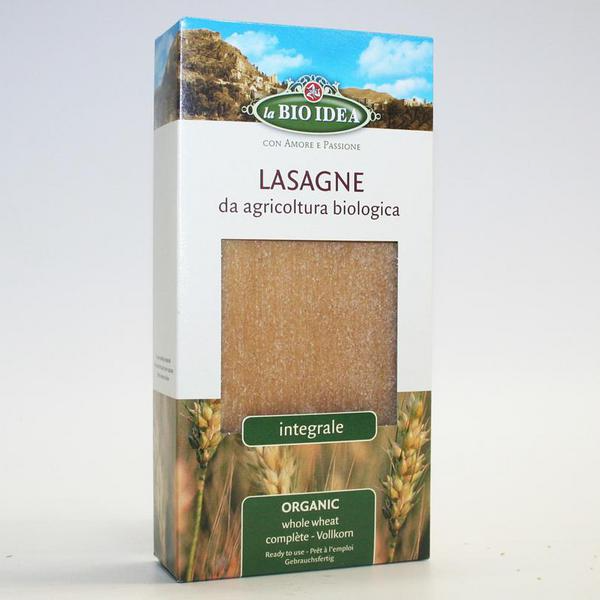 La Bio Idea Organic Wholewheat Lasagne Pasta 250g