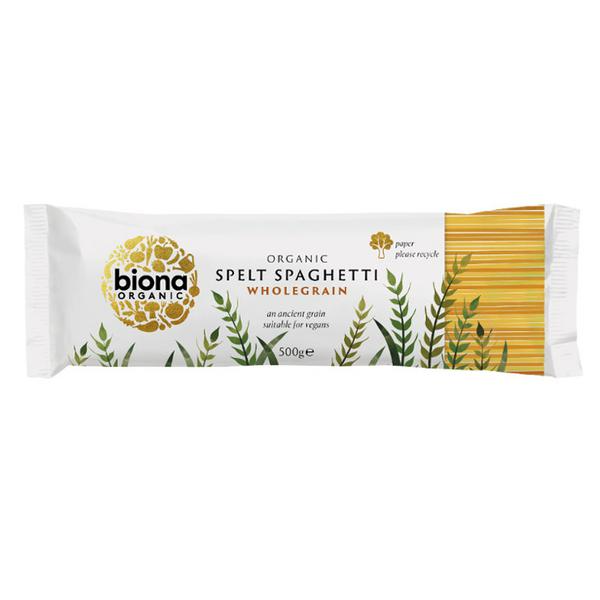 Biona Organic Spelt Wholegrain Spaghetti 500g
