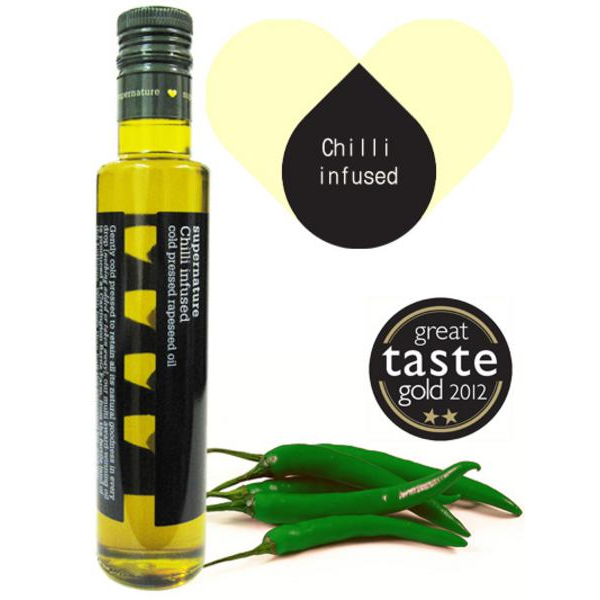 Supernature Huile de colza infusée au piment 250 ml