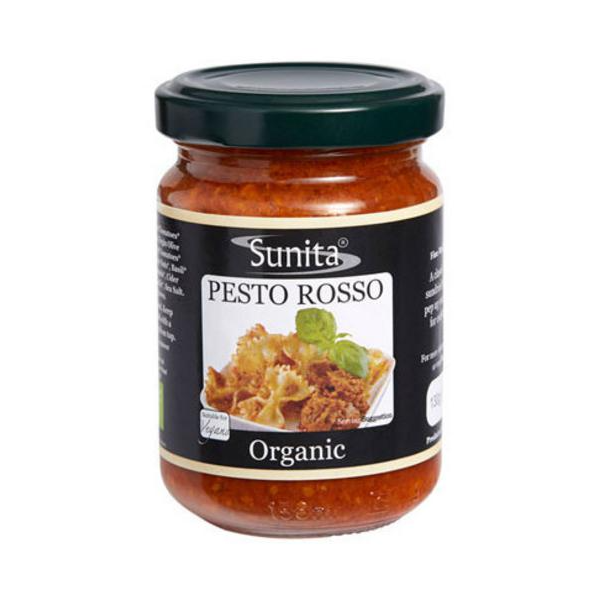 Sunita Pesto Rouge Végétalien Bio, 130g