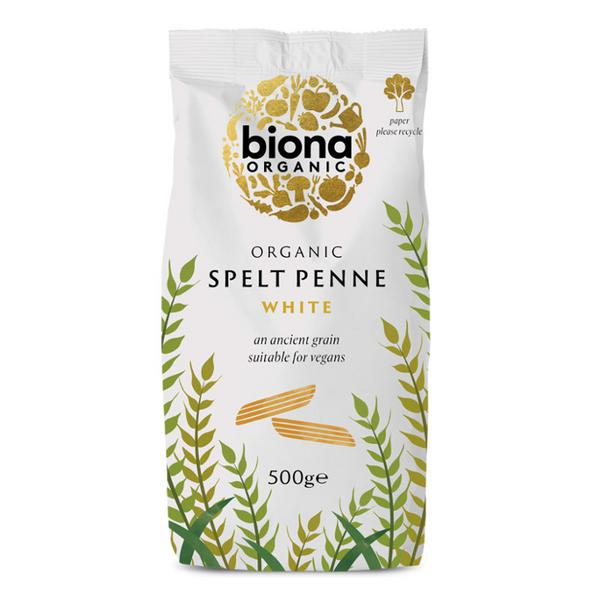 Biona Organic Spelt White Penne Pasta 500g