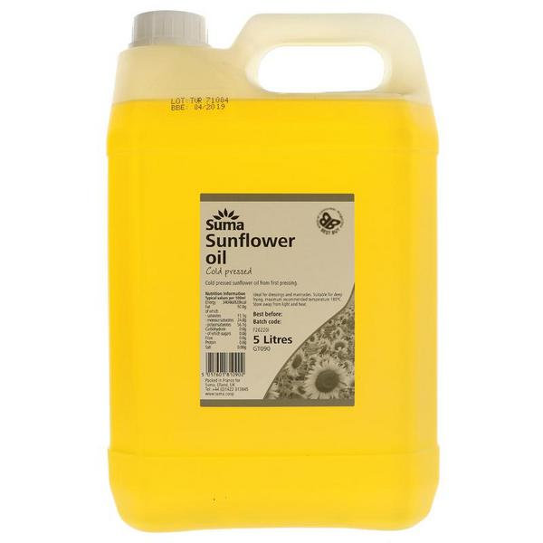 Suma Huile de Tournesol Pressée à Froid 5l