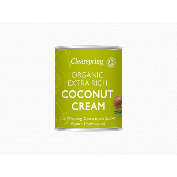 Clearspring Crème de Noix de Coco Extra Riche Bio Vegan, 200 ml