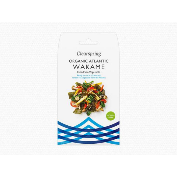 Clearspring Organic Atlantic Wakame Seaweed Vegan, 25g