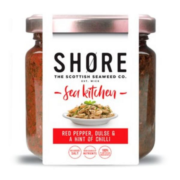 Pesto aux poivrons rouges et aux algues Dulse Shore 180g