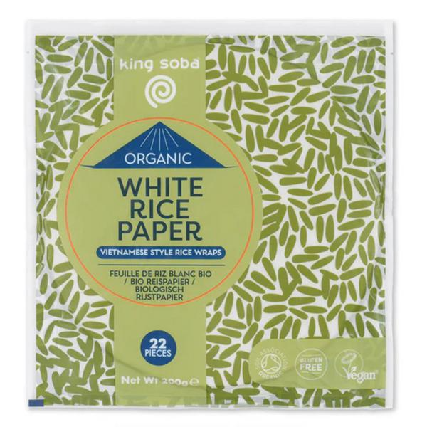 King Soba Feuille de Riz Blanc Bio 200g