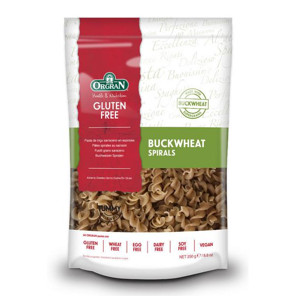 Orgran Buckwheat Pasta Spirals Gluten Free 250g