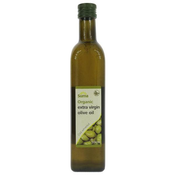 Suma Huile d'Olive Extra Vierge Biologique Pressée à Froid 500ml