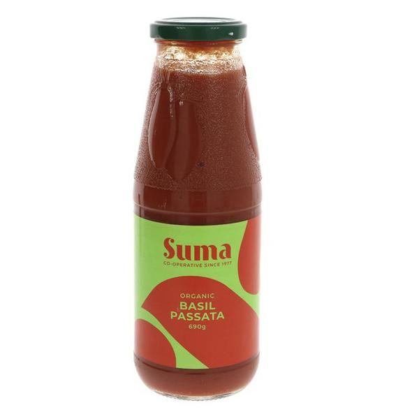Passata au basilic bio Suma 690g