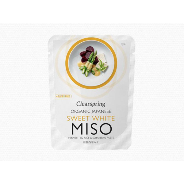 Clearspring Organic Sweet White Miso Gluten Free, wheat free, 250g