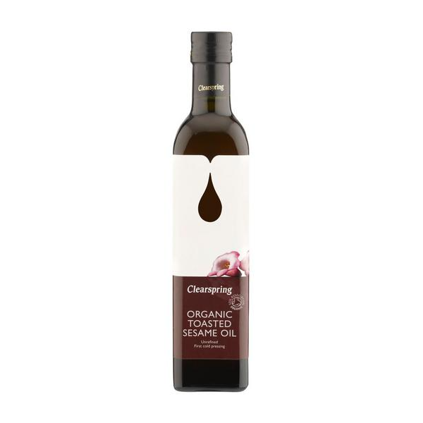 Clearspring Huile de Sésame Grillé Bio 500 ml