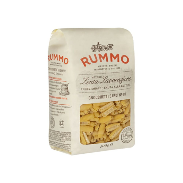 Gnocchetti sardi n°63 pâtes à base de semoule de blé dur paquet de 500 g - Pasta Rummo