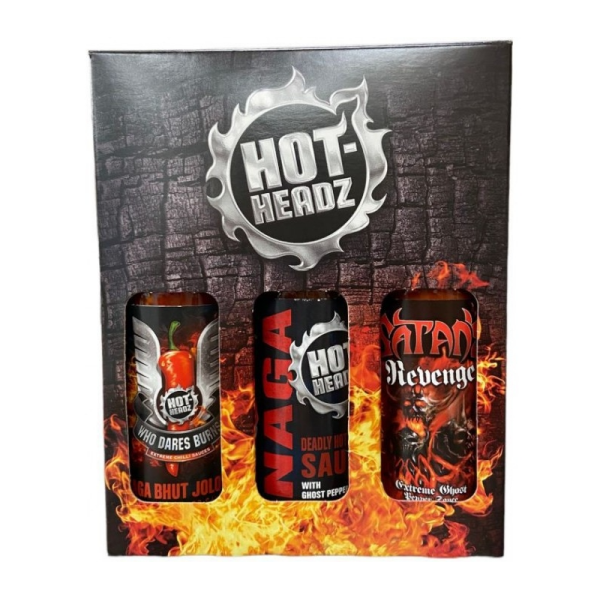 HOT-HEADZ ! PACK CADEAU SAUCE NAGA