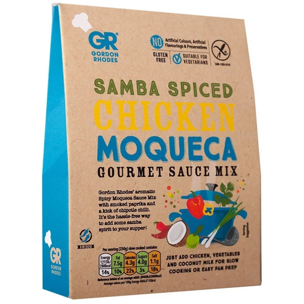 Gordon Rhodes Samba Poulet Épicé Moqueca Mélange De Sauce Gourmande 75g