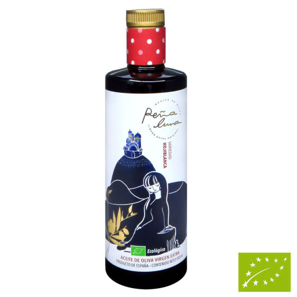 Peña Luna HOJIBLANCA Huile d'Olive Extra Vierge Biologique 500 ml - Segura & Gómez