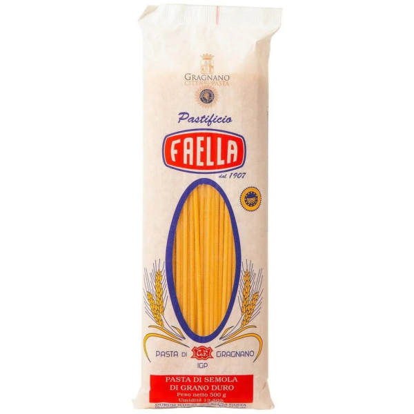 Linguine - Trenette IGP - Nudeln aus italienischem Hartweizen 1 kg Packung - Faella Gragnano