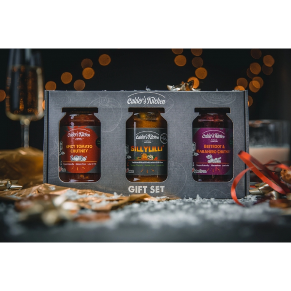 Coffret cadeau de cuisine Calders Coffret cadeau pour les amateurs d'épices - 3 pots de 285 g