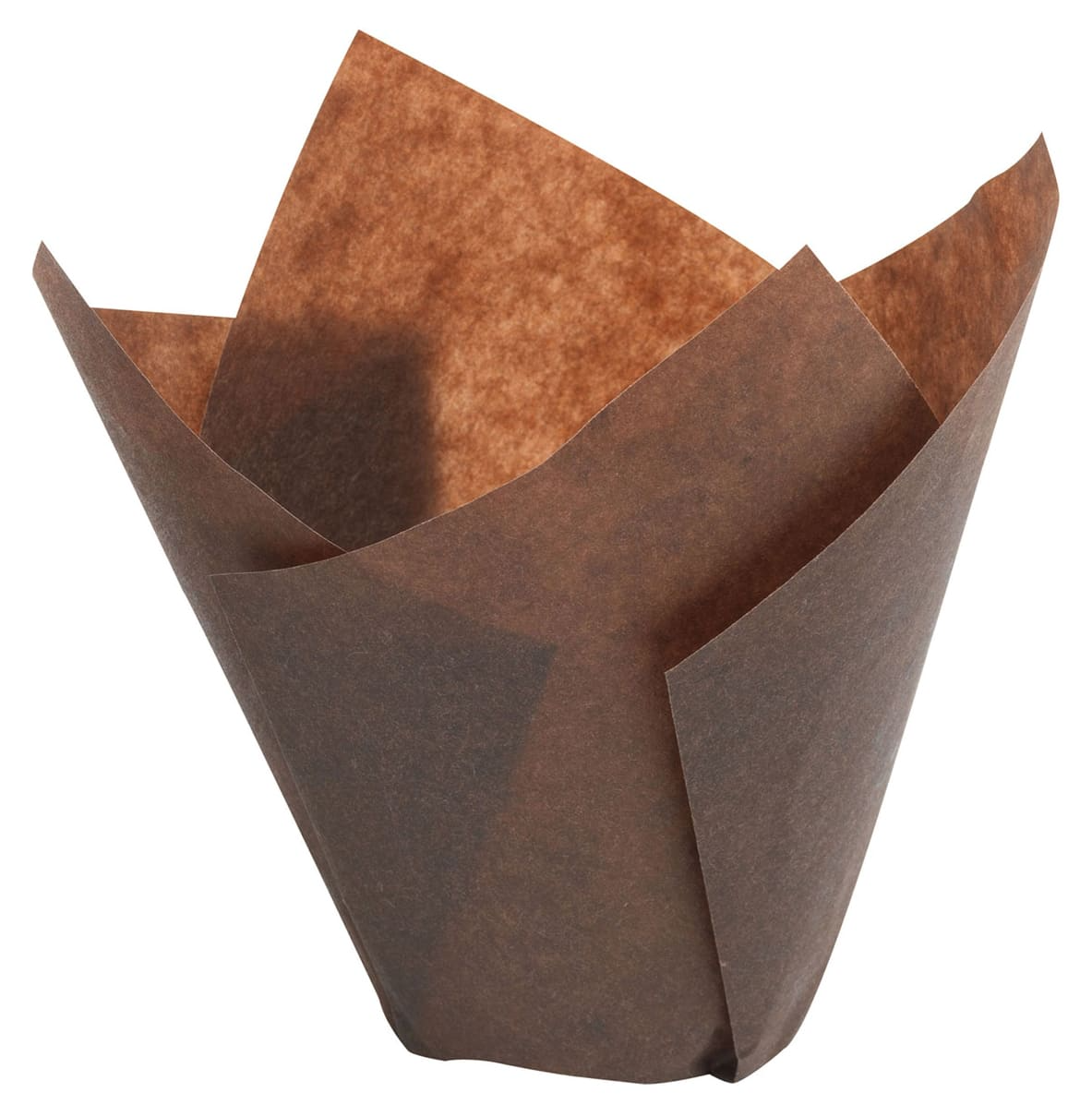 Caissette Tulipcup marron (x 300)
